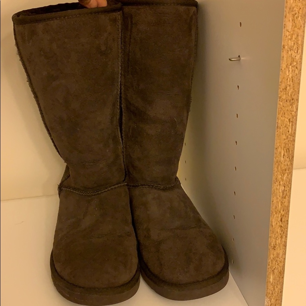 Chocolate brown UGG tall boots